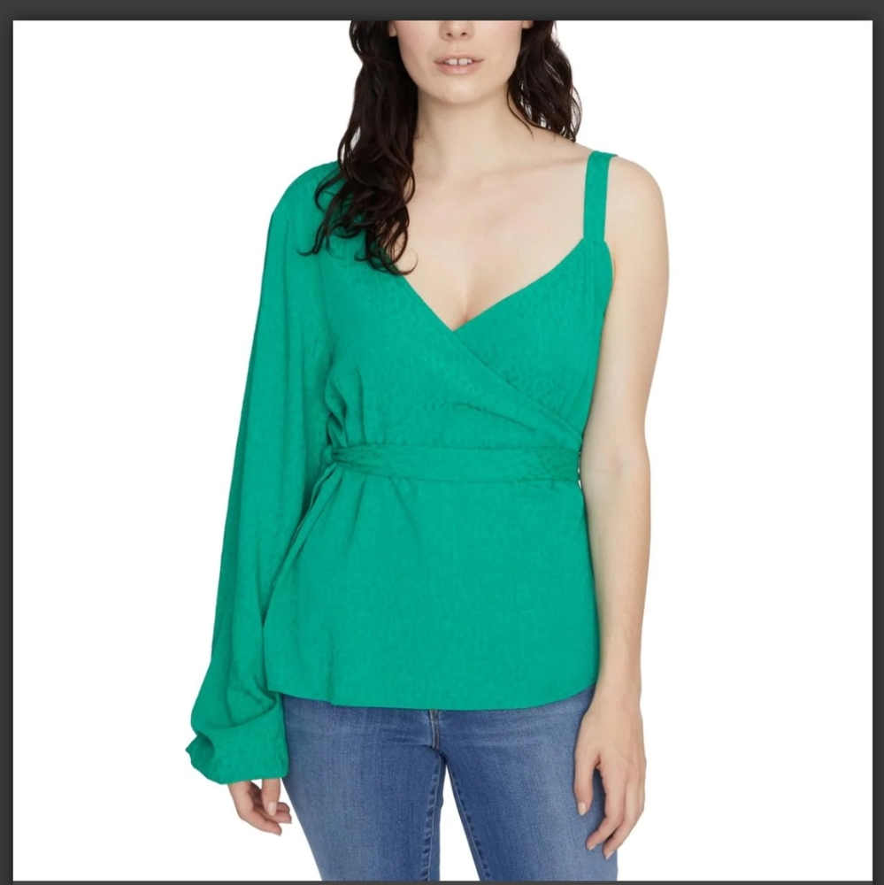 NWT sanctuary one sleeve top wrap